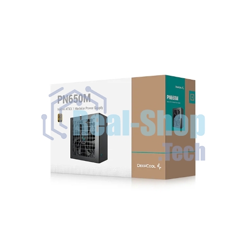 Блок питания Deepcool/GamerStorm PN650M, 650Вт, 80 PLUS Gold, 120мм, модульный, черный