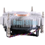 Кулер для процессора ADVANTECH 1960053207N001 серебристый, 120 мм, алюминий/медь, 4400 об/мин, 3 pin, 65 Вт, 46 мм