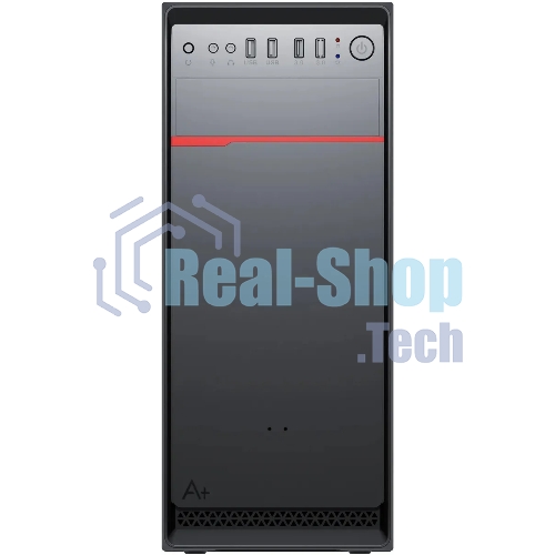 Компьютерный корпус Digma DCC-MD302 черный без БП ATX 1x80мм 3x120мм 2xUSB 2.0 2xUSB 3.0 audio