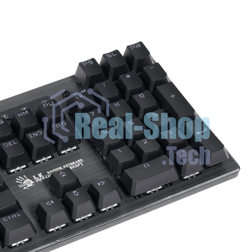 Клавиатура проводная A4Tech B760 механическая черный/серый USB Gamer LED