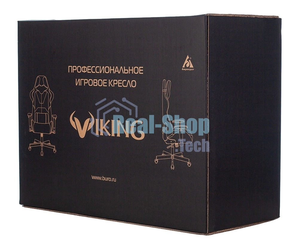 Кресло Бюрократ VIKING KNIGHT LT20 FABRIC черный, ткань, 120 кг, механизм качания