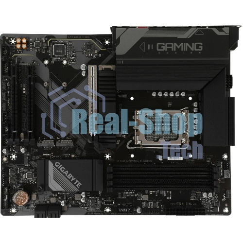 Материнская плата Gigabyte B760 GAMING X GEN5, LGA1700, Intel B760, 4xDDR5, 4xSATA, 3xM.2, 1xPCIe 5.0 x16, 2xPCIe 3.0 x1, 1xHDMI, 1xDP, 1x2.5Gb LAN, 1xUSB-C 5Gbps, 1xUSB-A 10Gbps, 1xUSB-A 5Gbps, 5xUSB-A 2.0, 6x3.5 мм, 7.1, ATX