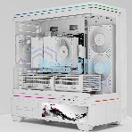 Кулер для процессора Thermalright Royal Pretor 130 Ultra White (4-pin PWM, 158mm, Ni/Cu, 7x6mm, 1x120mm ARGB +1x130mm, 69CFM/81.88CFM, 27dBA/28.3dBA, 2150RPM/1750RPM, S: 1200, 1700, 1851, 115X, 2011, 2066, AM4, AM5, white)