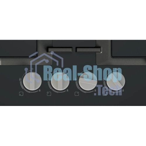 Поверхность газовая Bosch PNP6B6K40 Газ, 4.5х59x52 см, закаленное стекло, 4 конфорки, газ-контроль, автоподжиг, черный