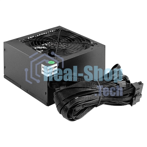 Блок питания 450W ExeGate 80 PLUS Bronze 450PPH (ATX, APFC, КПД 88% (80 PLUS Bronze), 12cm fan, 24pin, (4+4)pin, 2xPCI-E, 3xSATA, 3xIDE, черный, Color Box)