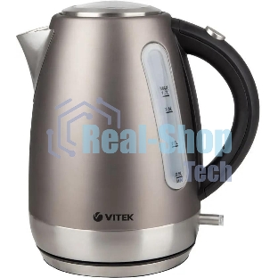 Чайник электрический Vitek VT-7025 (ST) 1850-2200 Вт/Макс объем 1.7 л/Корпус из нерж стали.Скрытый нагр элемент