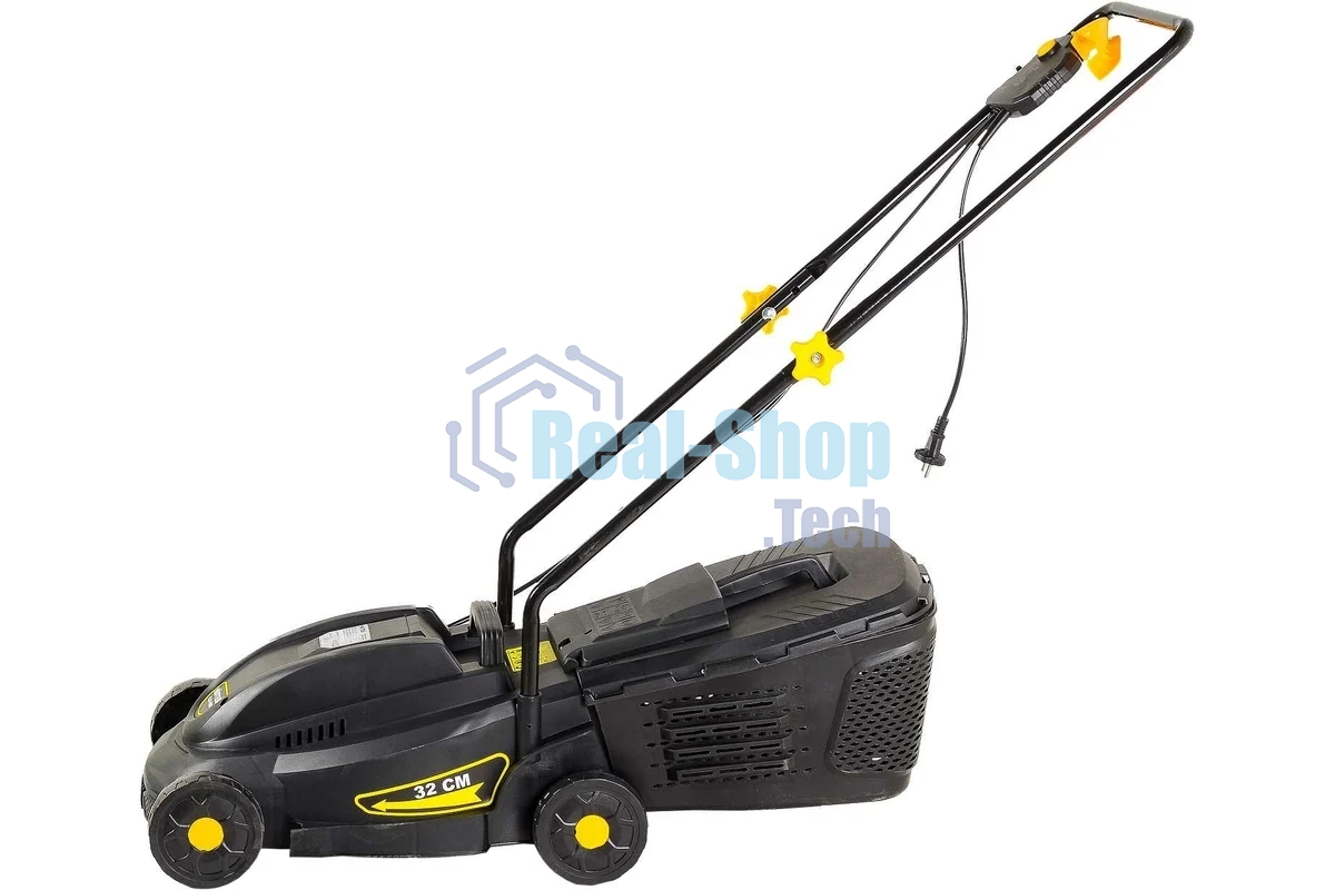 Газонокосилка роторная Huter ELM-1000, от сети, 1000 Вт
