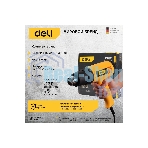 Фен технический Deli DL391201 (2000Вт, рабочая температура 400/600 град.)