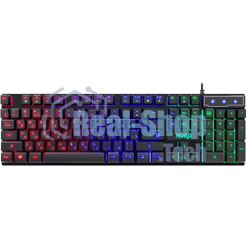 Комплект клавиатура+мышь Defender Nord GS-959 проводной, USB, 2400 DPI, чёрный