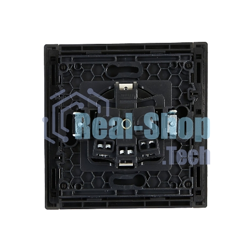 Розетка СП FORTE&PIANO FP315 16А с заземл. защ. шторки винт. крепл. сер. IEK FP-R14-16-K03
