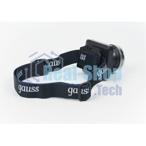 Фонарь налобный Gauss GFL401 5W 100lm диммируемый Li-ion 3000mАч LED