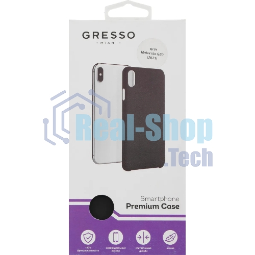 Чехол (клип-кейс) Gresso Meridian, для Motorola G20, черный gr17mrn1192