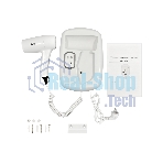 Фен Puff 1203B белый, 1200 Вт