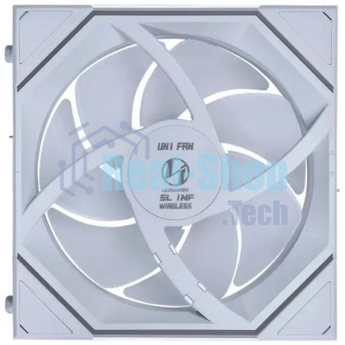 Вентилятор для корпуса Lian-Li Uni Fan SL-INF Wireless 120 ARGB 120х124.5x28 белый 4-pin 29.2дБ (упак.:3шт) (G99.12SLIN1W3W.R0) Ret