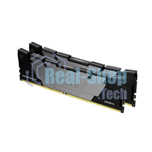 Оперативная память Kingston Fury Renegade, DDR4, 64GB (2x32 GB), 3200 MHz, CL16, DIMM, с радиатором, черный