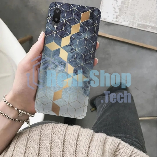 Чехол (клип-кейс) Gresso Meridian, для Samsung Galaxy A02, синий gr17aaae8919