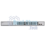 Коммутатор неуправляемый PoE ORIGO Unmanaged Switch 26x1000Base-T (24x1000Base-T PoE), 2xCombo 1000Base-T/SFP, PoE Budget 370W, Long-range PoE up to 250m, 19