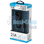 Автомобильное зарядное устройство Maxvi CCM-212 Plus M черный 2.1A