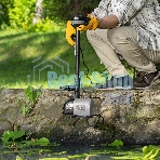 Насос фонтанный Denzel FNP110-34, 112 Вт, подъем 3,4 м, 3400 л/ч, колокольчик/каскад/гейзер