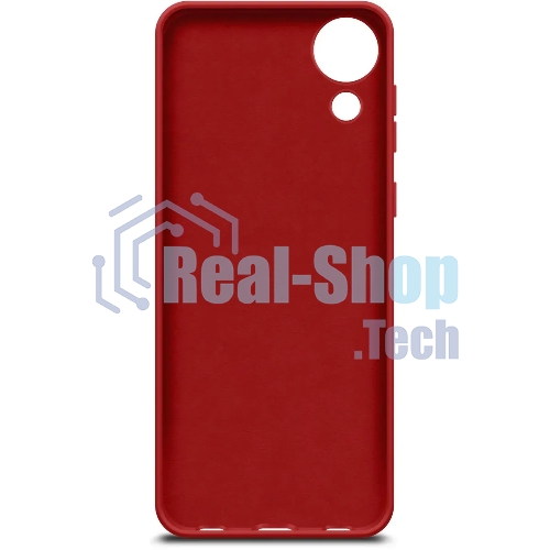 Чехол (клип-кейс) BoraSCO Microfiber Case для Samsung Galaxy A03 Core красный