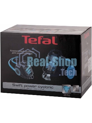 Пылесос Tefal TW2971EA синий, 200/750 Вт, уборка сухая, пылесборник контейнер 1.2 л