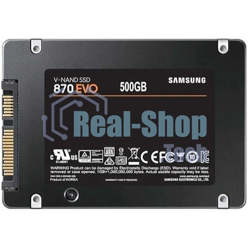 Накопитель SSD Samsung 870 EVO, 500Gb, SATA III, 2.5