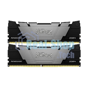 Оперативная память Kingston Fury Renegade, DDR4, 64GB (2x32 GB), 3200 MHz, CL16, DIMM, с радиатором, черный