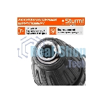 Дрель-шуруповерт Sturm CD3618, 18 В, 2 Ач, 31 Нм, щеточный