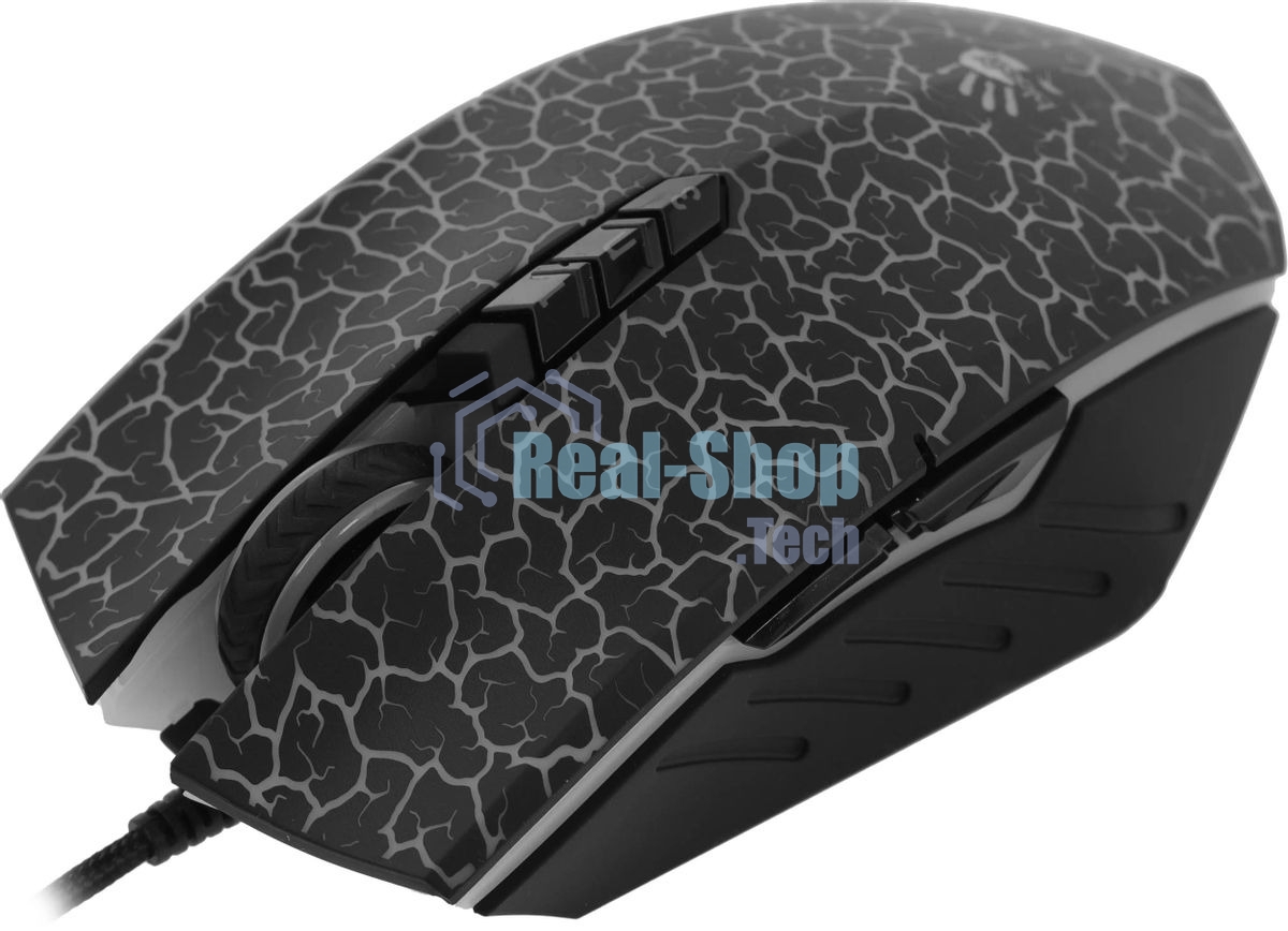 Мышь проводная A4Tech Bloody A7 черный, 4000 dpi, USB, кнопки - 8