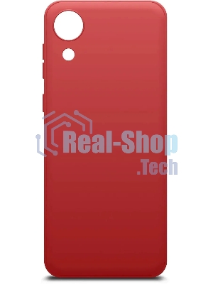 Чехол (клип-кейс) BoraSCO Microfiber Case для Samsung Galaxy A03 Core красный