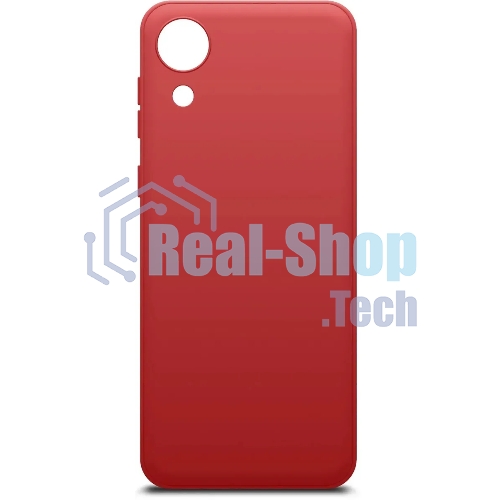 Чехол (клип-кейс) BoraSCO Microfiber Case для Samsung Galaxy A03 Core красный