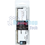 Оперативная память Kingston Fury Beast, DDR5, 32Gb (1x32Gb), 5600MHz, CL40, DIMM, с радиаторами, RGb, белый