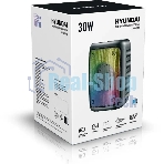 Колонка портативная Hyundai H-PS1006 черный 30 Вт 1.0 BT 10м 1500mAh