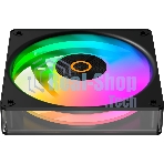 Вентилятор для корпуса Ocypus Gaммa F12 Elite BK ARGB, 120x120x25мм, 4-PIN PWM, 600-1800 RPM, 26 DBA MAX, HYDRO BEARING
