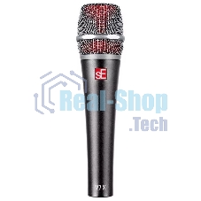 Микрофон динамический sE Electronics V7 X инструментальный, 30 Гц - 19 кГц, суперкардиоида, комплектация: микрофонный держатель, адаптер с резьбой, ветрозащита, чехол на молнии