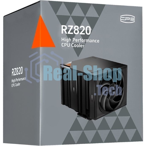Устройство охлаждения (кулер) PcCooler RZ820 Soc-AM5/AM4/1200/1700/1851 черный 4-pin Al+Cu 300W Ret (RZ820-BKNWNX-GL)