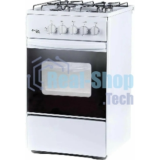 Плита газовая Лада Nova RG 24042 W белый, конфорок 4 газовых, духовка 50 л, 50 см x 85 см x 60 см