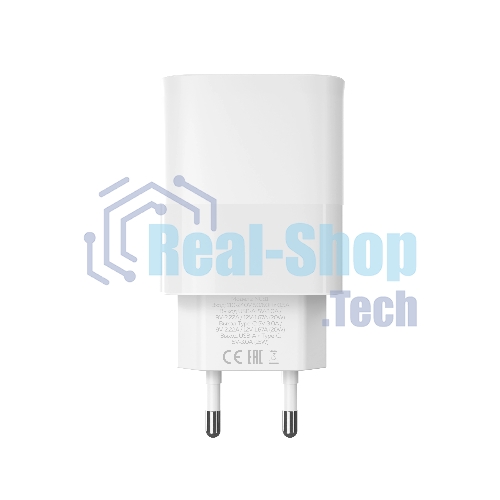 Сетевое зарядное устройство MORE CHOICE NC81i СЗУ 1USB+1Type-C 3.0A PD 20W+ QC3.0, белый