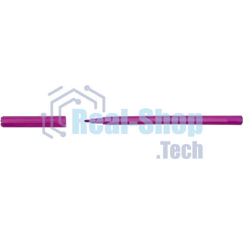Фломастеры Silwerhof Eco 7.2мм 125мм, круглый корпус, вентилируемый колпачок, 18 цветов, пакет с европодвесом