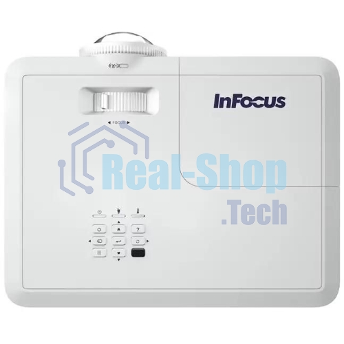 Проектор INFOCUS IN0024ST DLP, XGA, 3800 lm, 30 000:1, 0.62:1, 2xHDMI 1.4, VGA in/out, S-Video, 3.5мм in/out, USB-A, RS-232, лампа 15 000ч.(ECO mode), 10W, 27дБ, 2,9 кг, БЕЛЫЙ