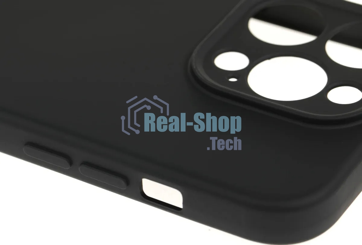 Чехол (клип-кейс) BoraSCO для Apple iPhone 15 Pro черный (72429)