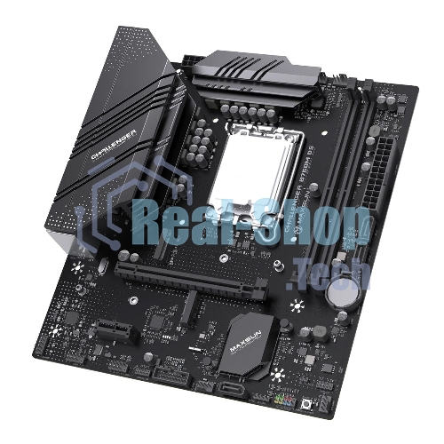 Материнская плата Maxsun Challenger B760M D5 WIFI, LGA 1700, Intel B760, 2xDDR5, 3xSATA, 2xM.2, 1xPCIe 4.0 x16, 1xPCIe 4.0 x1, 1xHDMI, 1xVGA, 1x 1Gb LAN, 2xUSB-A 3.2 Gen 1, 2xUSB-A 2.0, 3x3.5 мм, 5.1, mATX