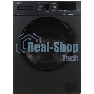 Стиральная машина Beko WSPE7H616A темно-серый, загрузка фронтальная 7,5 кг, 1200 об/мин., класс: А