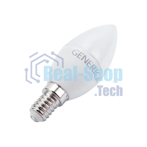 Лампа светодиодная GENERICA LL-C35-10-230-30-E14-G C35 10 Вт свеча 3000К E14 230В