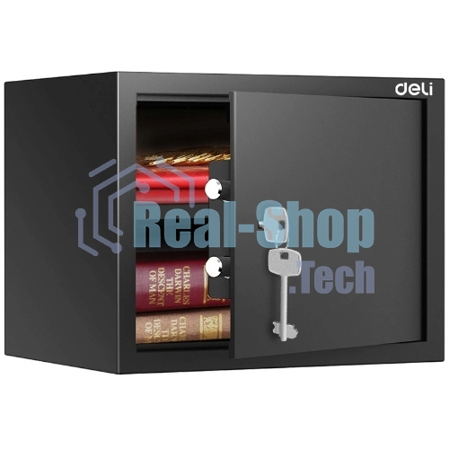 Сейф Deli Srock ET563 300x380x300мм ключевой
