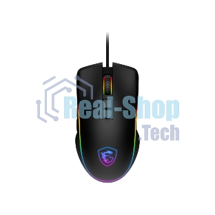 Мышь проводная MSI Forge GM300 черный, 7200 dpi, USB, кнопки - 7