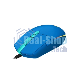 Мышь проводная Logitech G102 LIGHTSYNC синий, 8000 dpi, USB, кнопки - 6