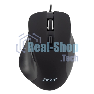 Мышь проводная Acer OMW120 черный, 2000 dpi, USB, кнопки - 6