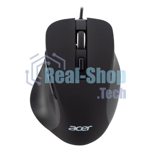 Мышь проводная Acer OMW120 черный, 2000 dpi, USB, кнопки - 6