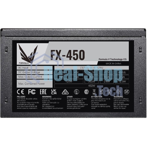 Блок питания Aerocool/Formula FX-450 RTL, 450Вт, 120мм, черный